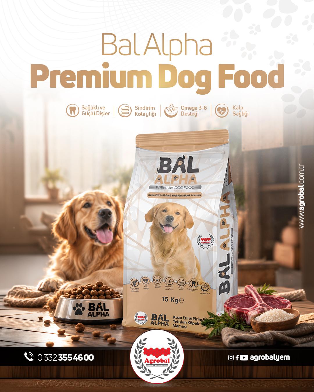 Bal Alpha Yetişkin Köpek Maması packaging