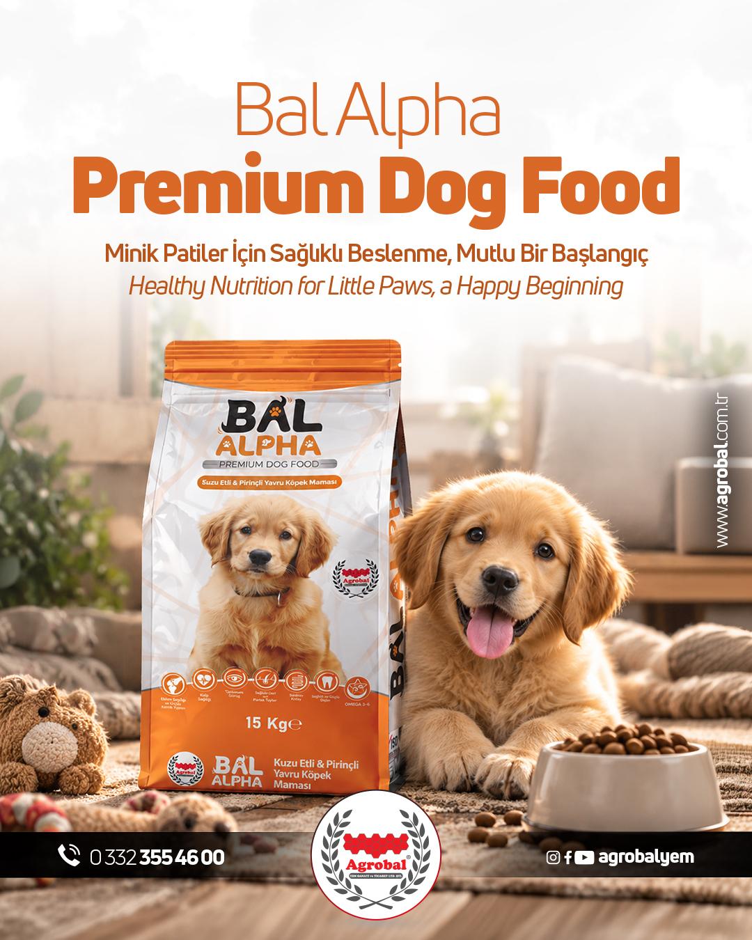 Bal Alpha Yavru Köpek Maması packaging
