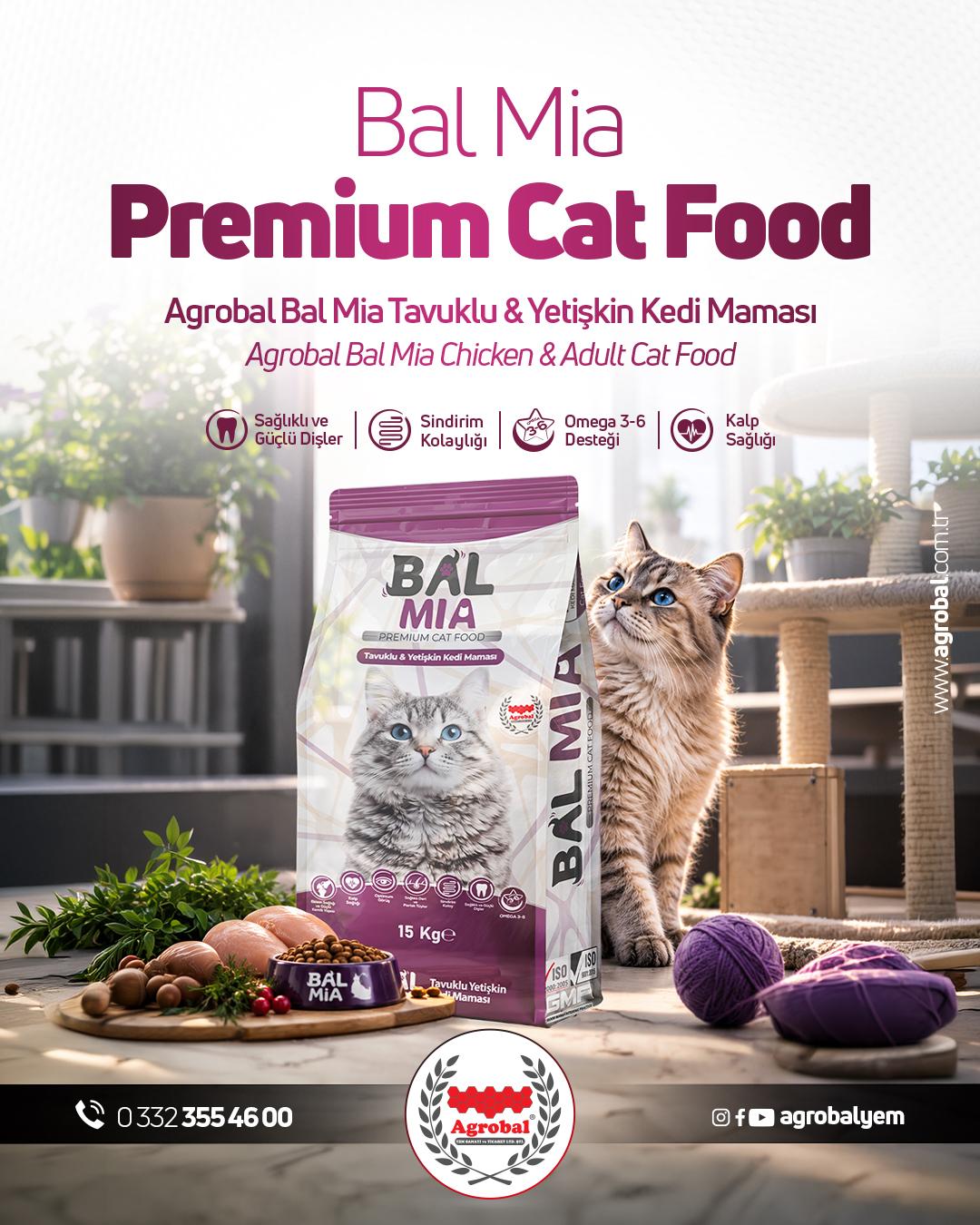 Bal Mia Yetişkin Kedi Maması packaging